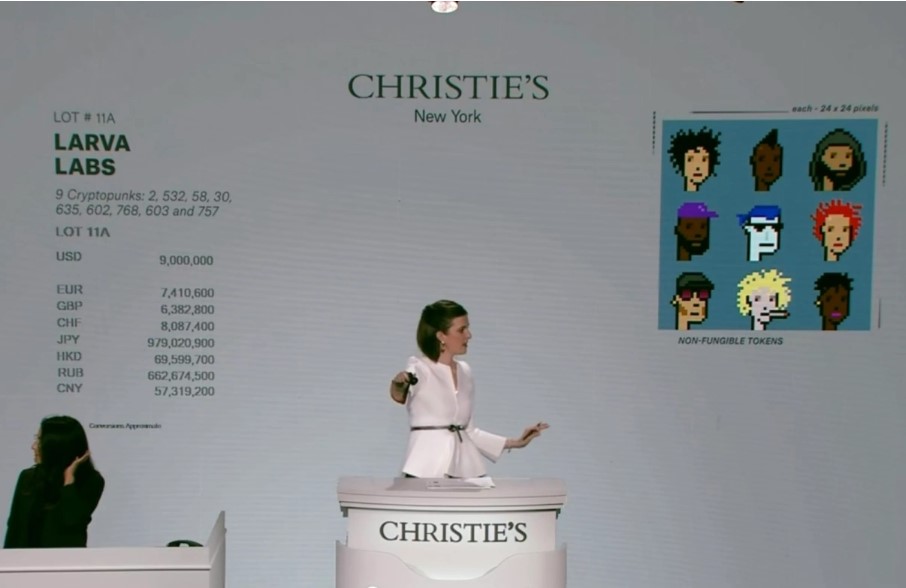 Christie's adopta los NFT en Ethereum