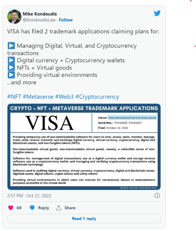 Visa entra en el mundo cripto
