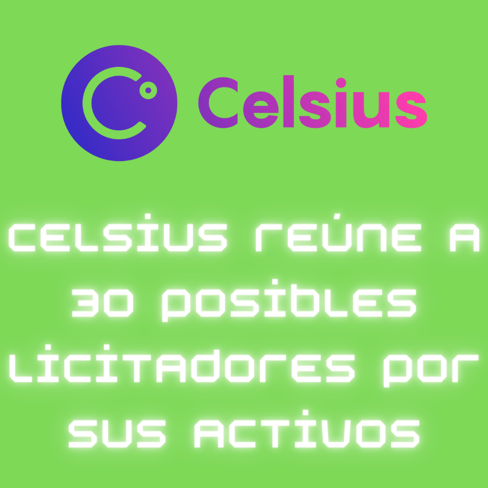 Celsius reúne a 30 posibles licitadores por sus activos